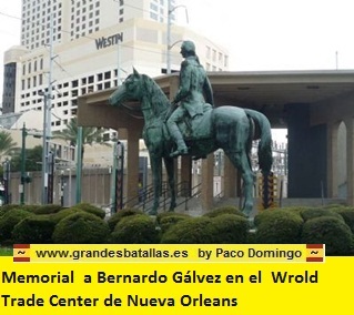 memorial a galvez en nueva orleans